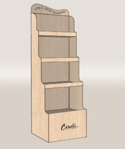 EXPOSITOR CARTÓN BALDAS STATIONERY