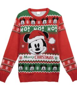 KNITTED JERSEY CHRISTMAS MICKEY