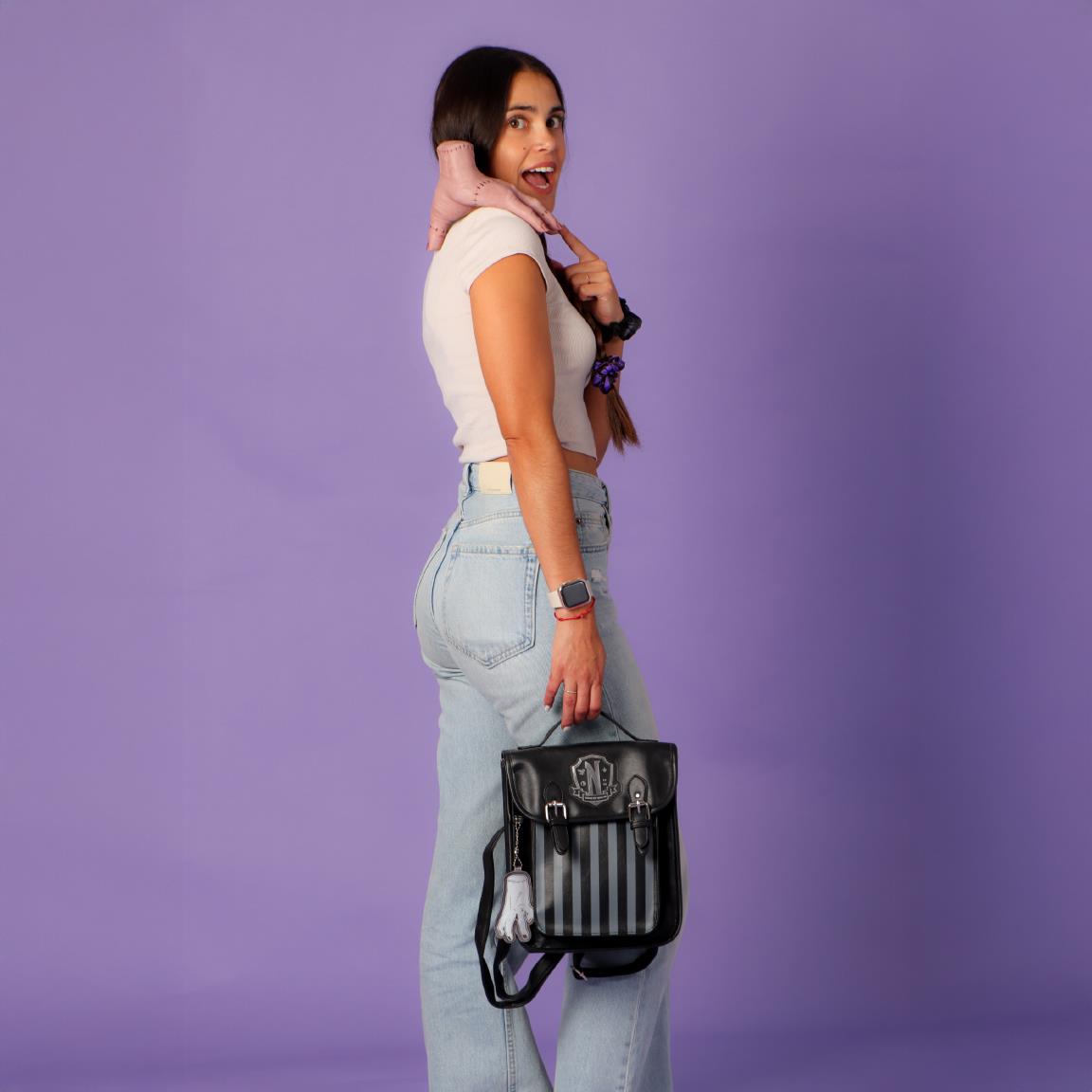 BACKPACK CASUAL FASHION FAUX-LEATHER WEDNESDAY - Image 5