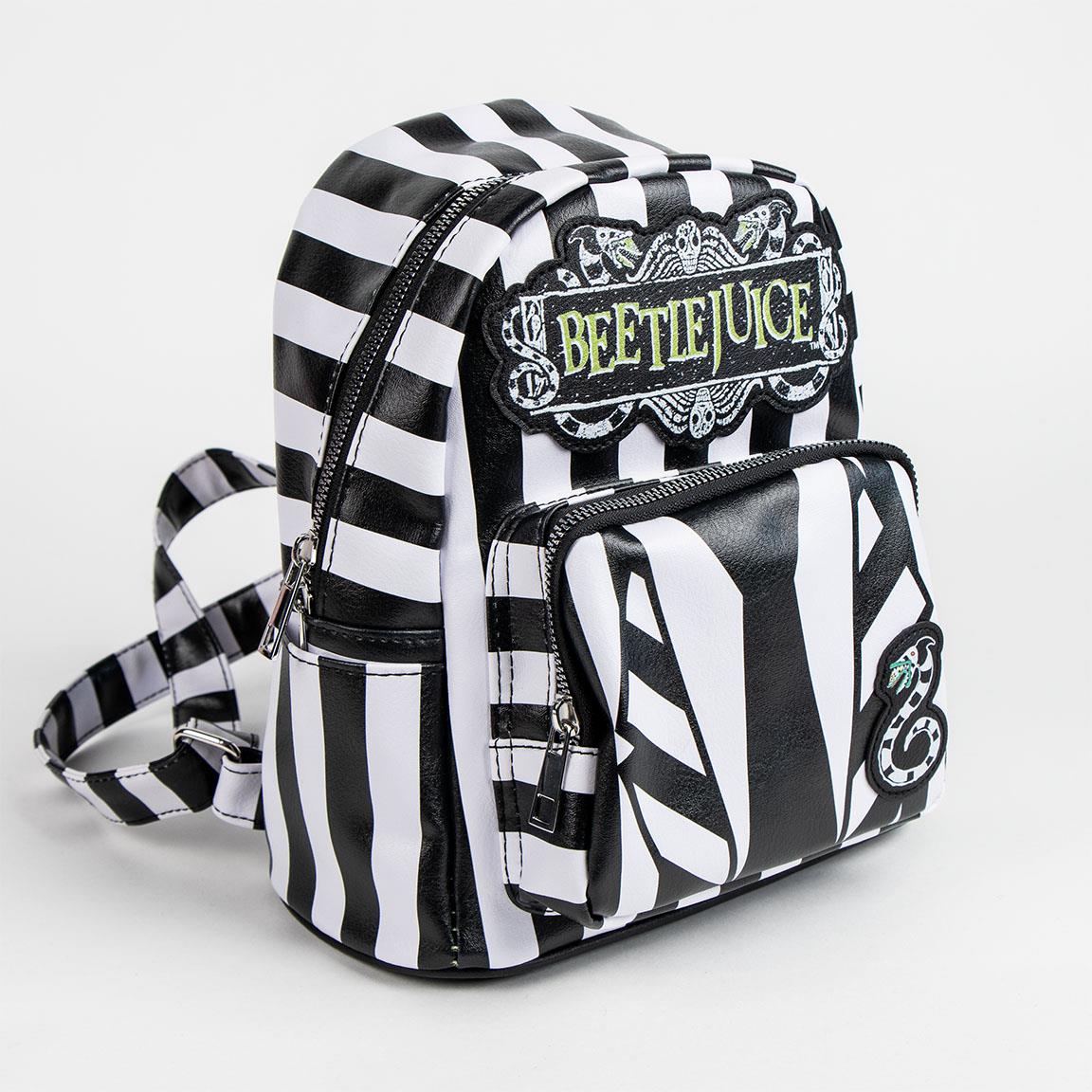 BACKPACK CASUAL FASHION FAUX-LEATHER BEETLEJUICE - Image 4