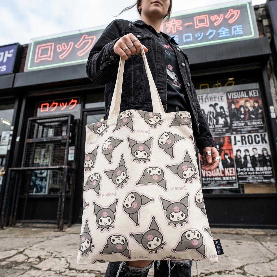 SHOPPING BAG HELLO KITTY KUROMI - Image 5