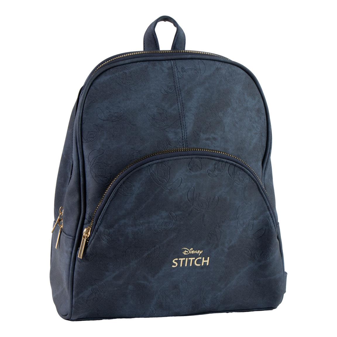 BACKPACK CASUAL FASHION FAUX-LEATHER STITCH