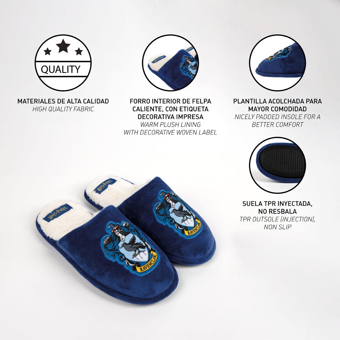 HOUSE SLIPPERS OPEN HARRY POTTER RAVENCLAW - Image 5