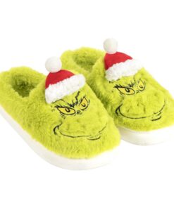 HOUSE SLIPPERS OPEN THE GRINCH