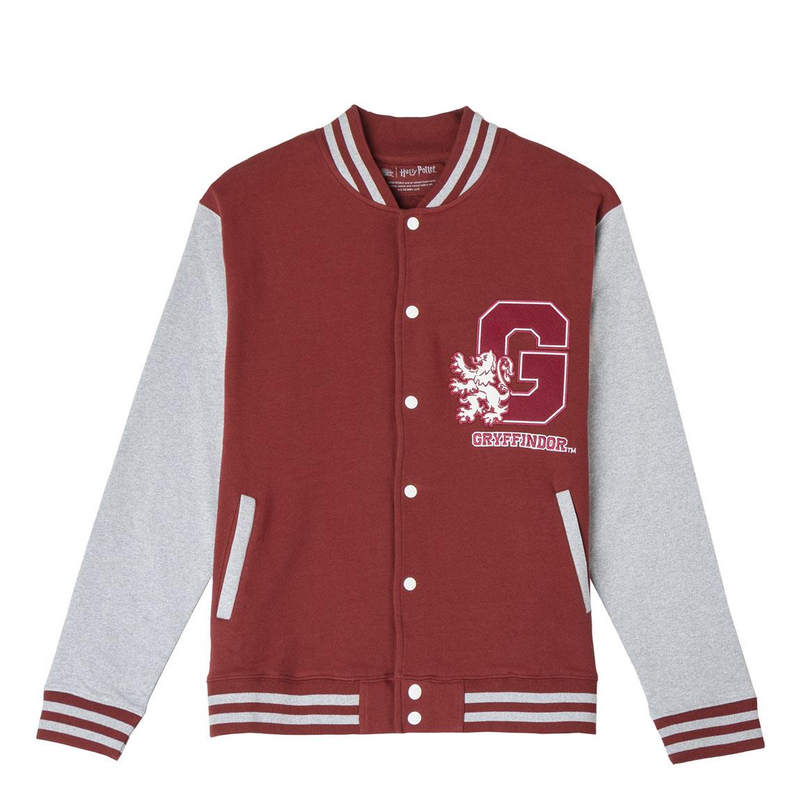 ZIP-UP SWEATSHIRT COTTON BRUSHED HARRY POTTER GRYFFINDOR