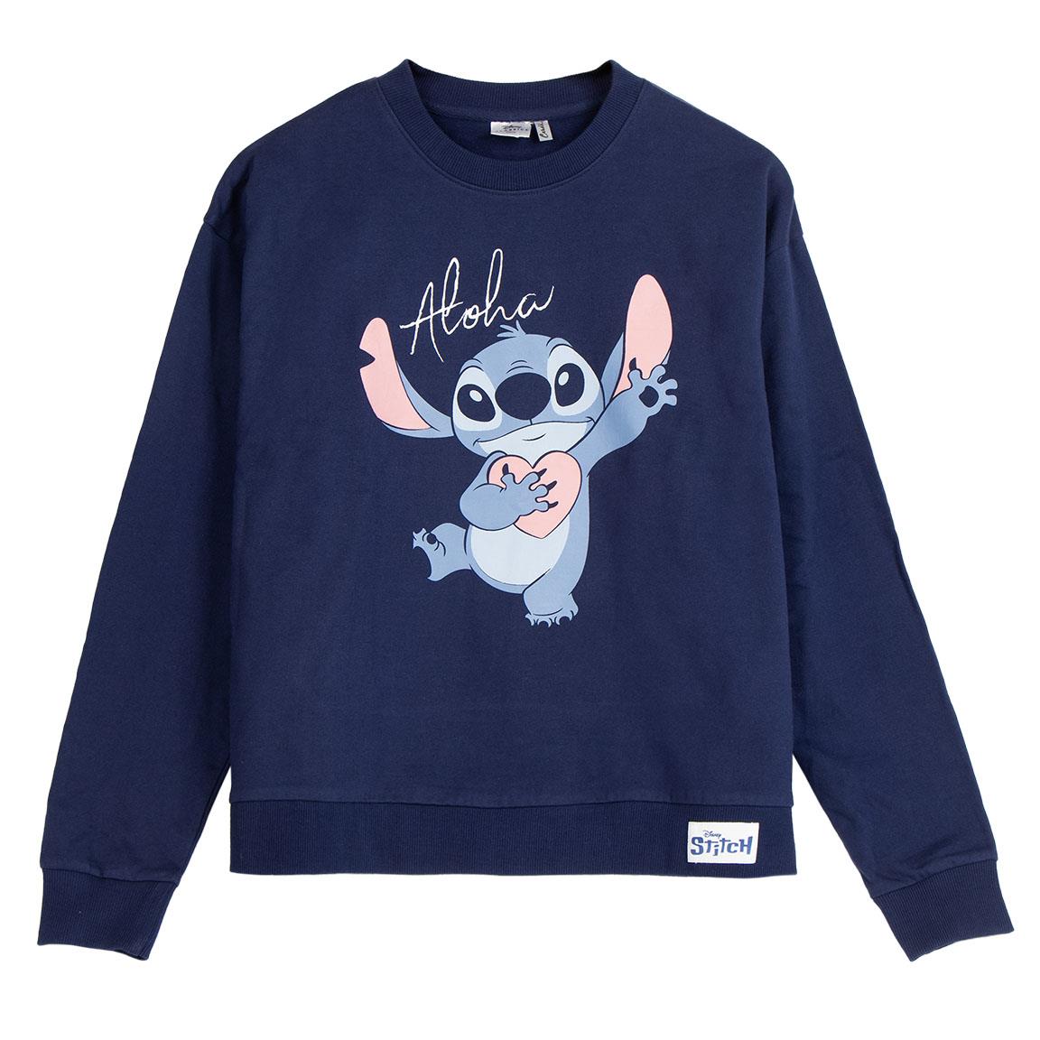 SWEATSHIRT COTTON BRUSHED STITCH