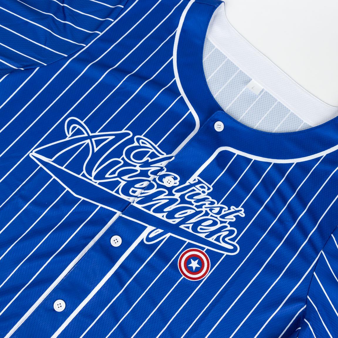 SHORT SHIRT BASEBALL AVENGERS CAPITAN AMERICA - Image 3