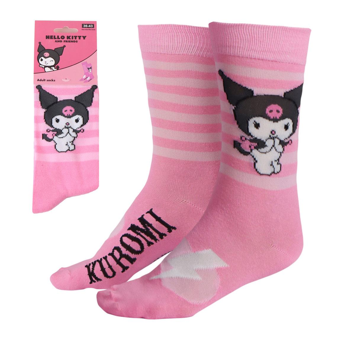 SOCKS HELLO KITTY KUROMI
