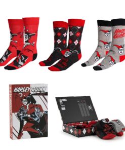SOCKS PACK 3 PIECES HARLEY QUINN