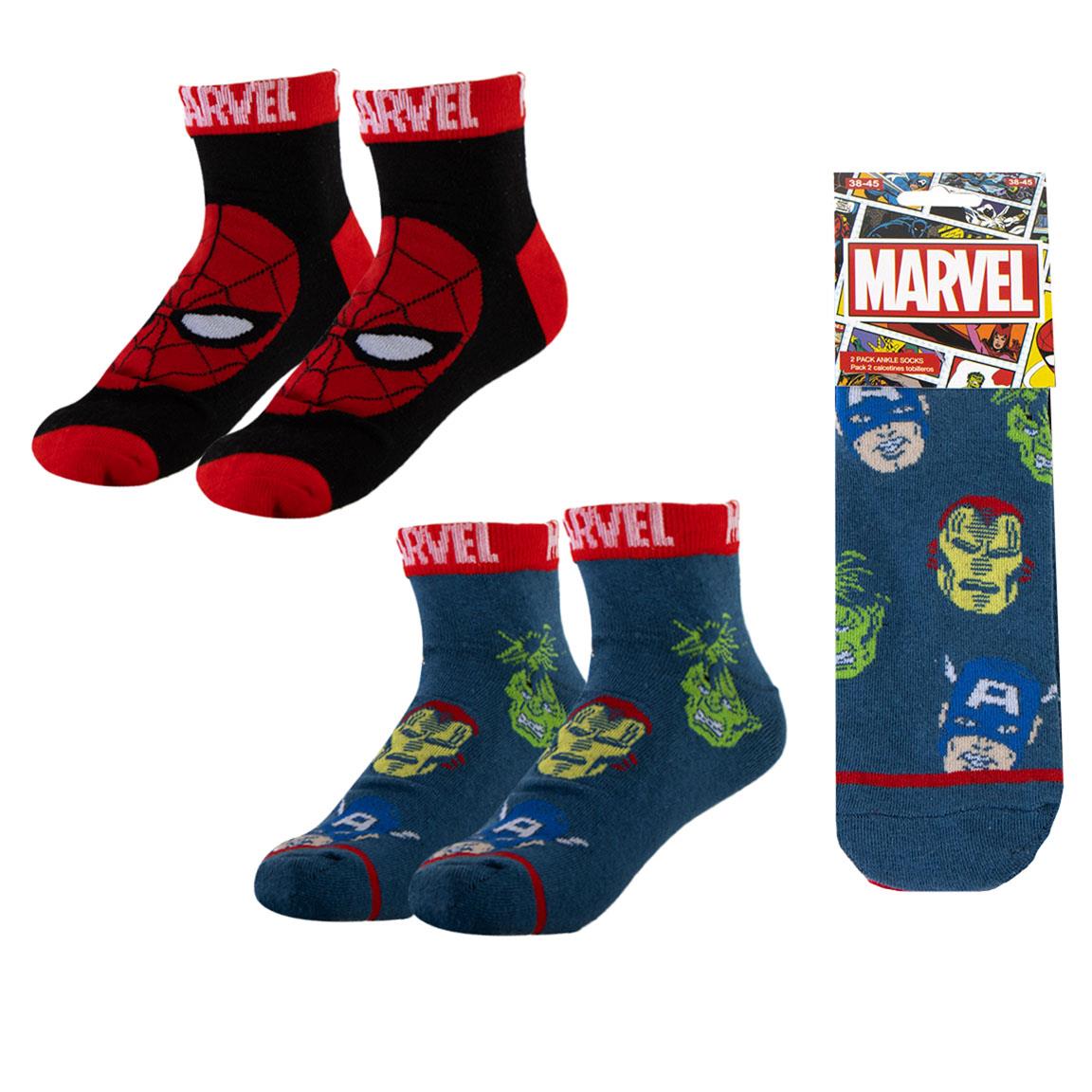 SOCKS PACK SHORT MARVEL
