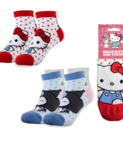 SOCKS PACK SHORT HELLO KITTY