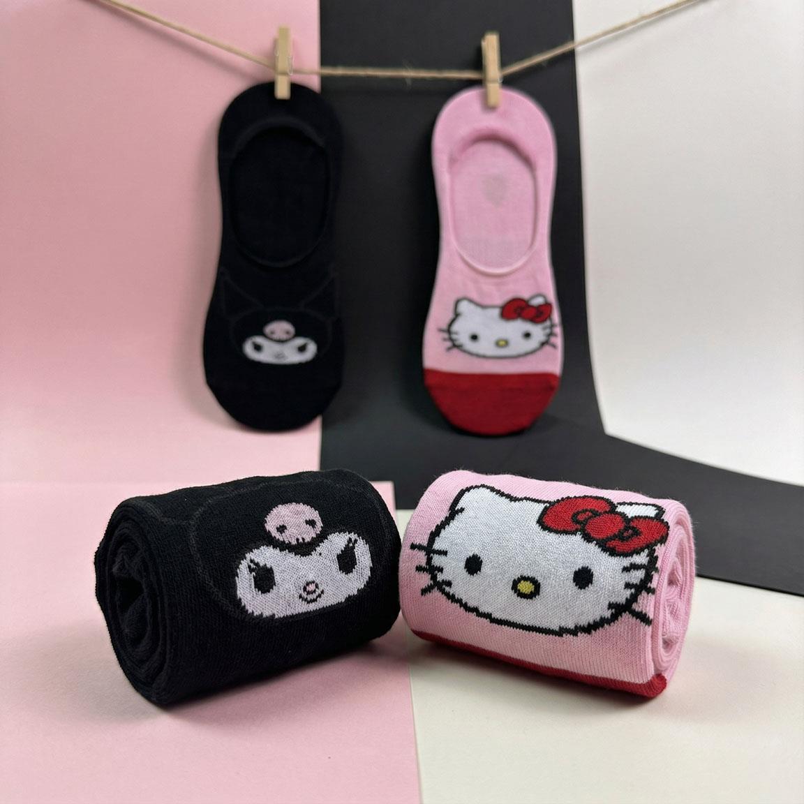 SOCKS PACK PINKIES HELLO KITTY - Image 6