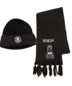 2 PIECE SET WEDNESDAY SCARF