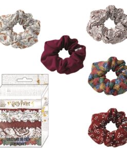 HAIR ACCESSORIES SCRUNCHIES 5 PIECES HARRY POTTER