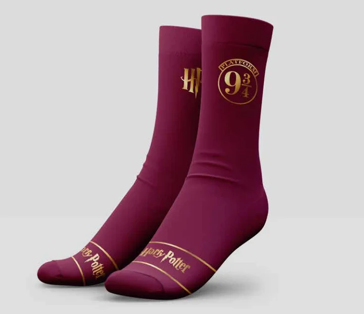Socks Platform 9 3/4 Red